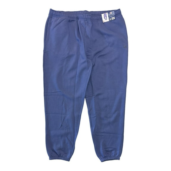 Champion Women's Authentic Athleticwear Fleece Lined Drawstring Sweatpant (Stone Crush Blue, XL)