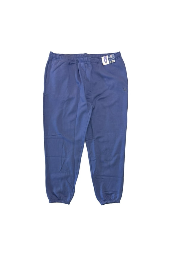 Women's Authentic Athleticwear Fleece Lined Drawstring Sweatpant (Stone Crush Blue, XXL)