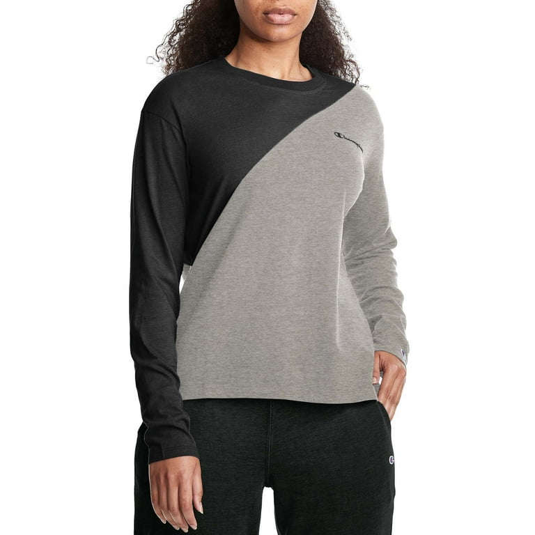 Champion Women s Colorblock Crew Neck Walmart