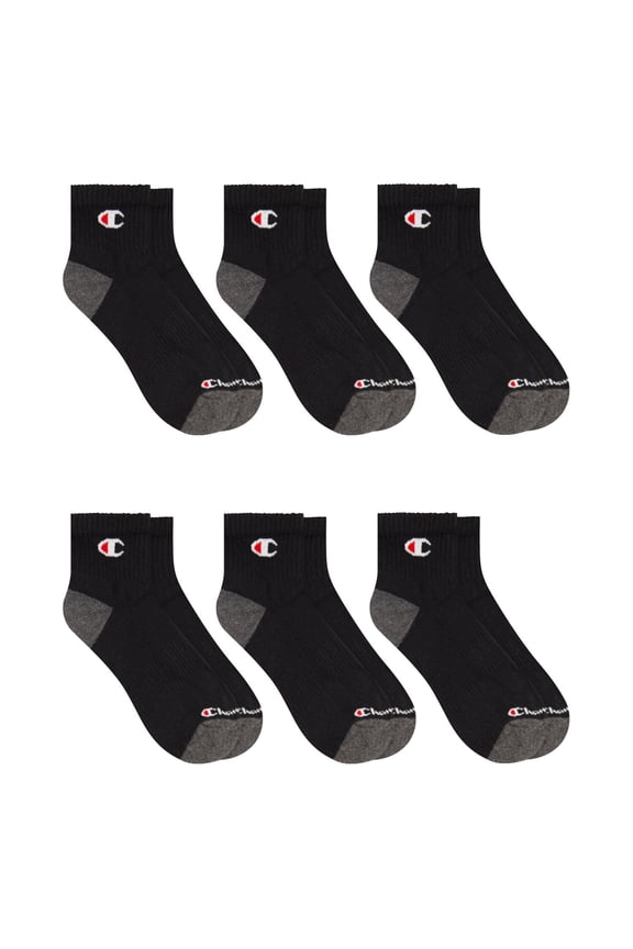Women’s Cotton Flex Half Terry Ankle Lightweight Socks, 6 Pack, Sizes 4-10