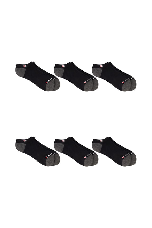 Women’s Cotton Flex No Show Cushioned Socks, 6 Pack, Sizes 4-10