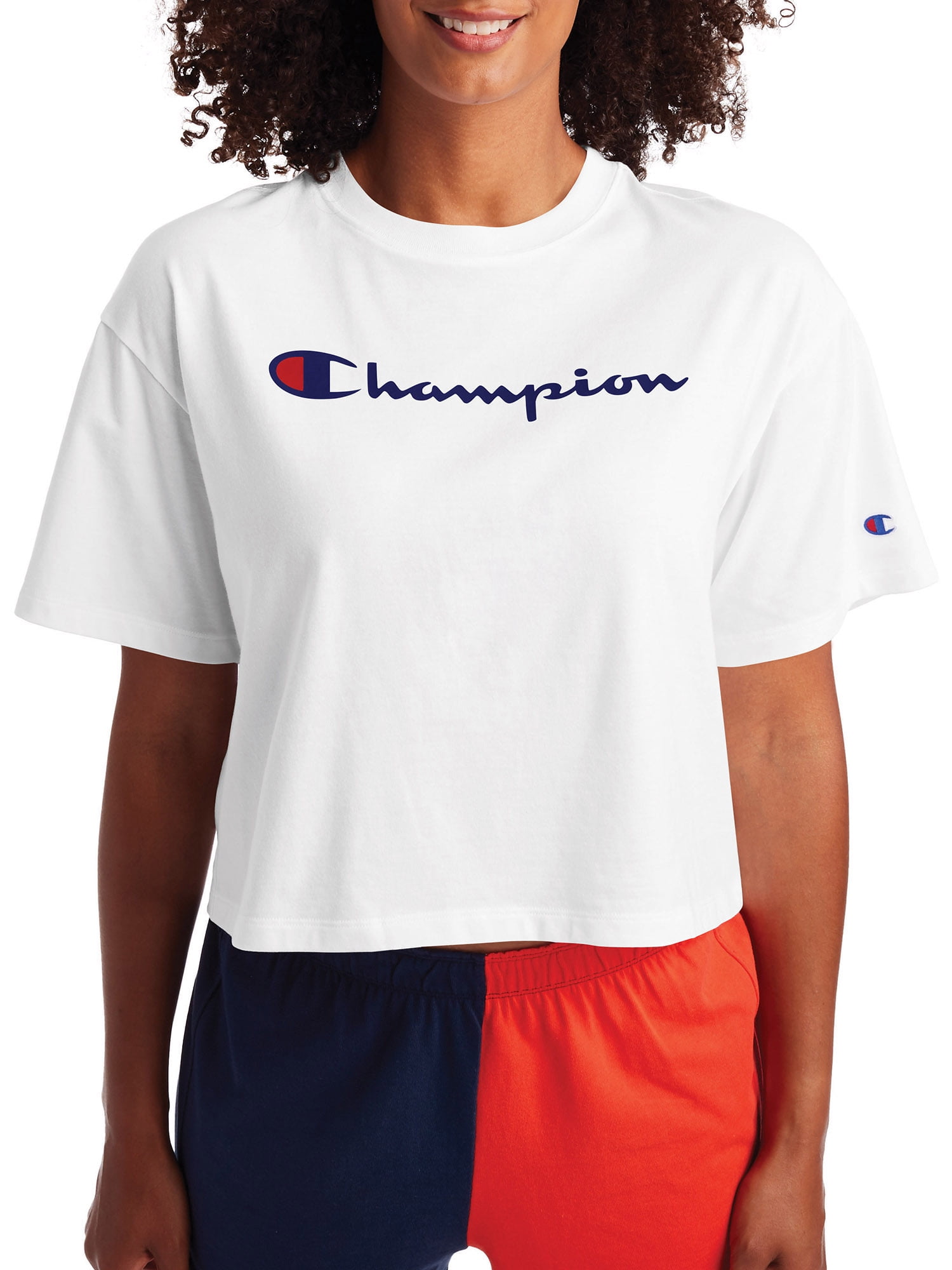 Champion Women's Cropped Tee - Walmart.com Champion Women's Cropped Tee - Walmart.com