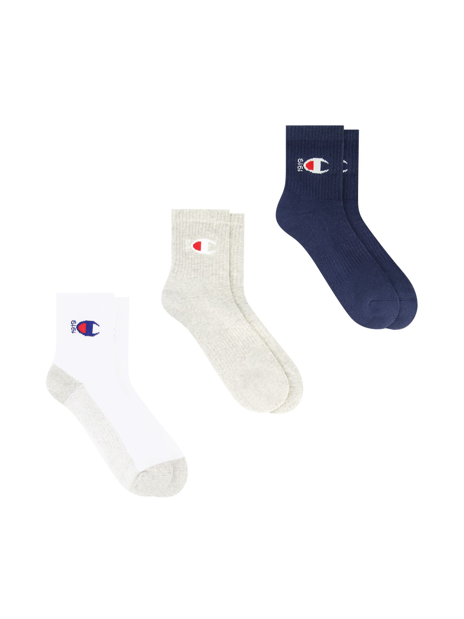 Champion Women’s Heritage Collection High Ankle Cushion Socks, 3 Pack, Sizes 4–10