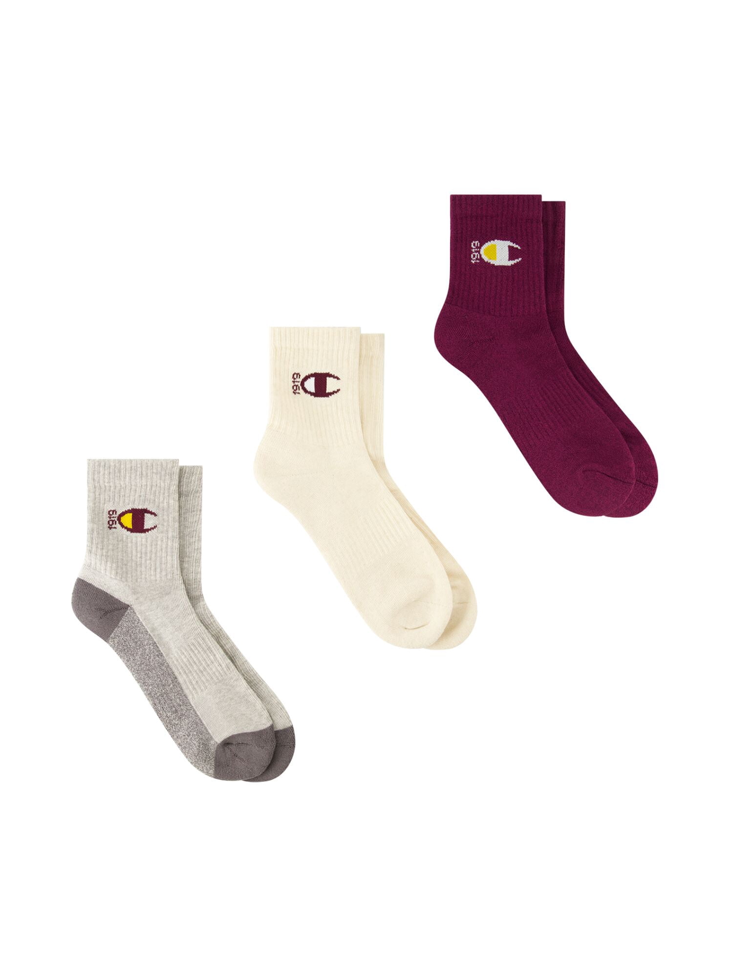 Champion Women’s Heritage Collection High Ankle Cushion Socks, 3 Pack, Sizes 4–10