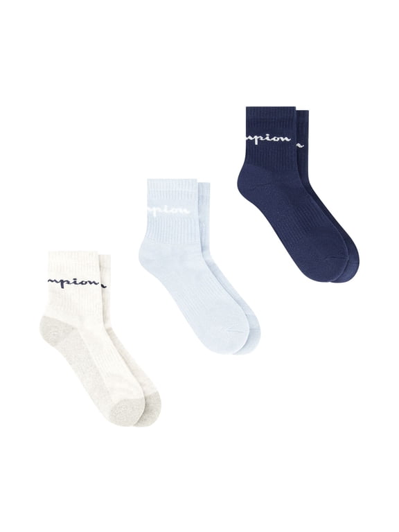 Women’s Heritage Collection High Ankle Cushion Socks, 3 Pack, Sizes 4–10