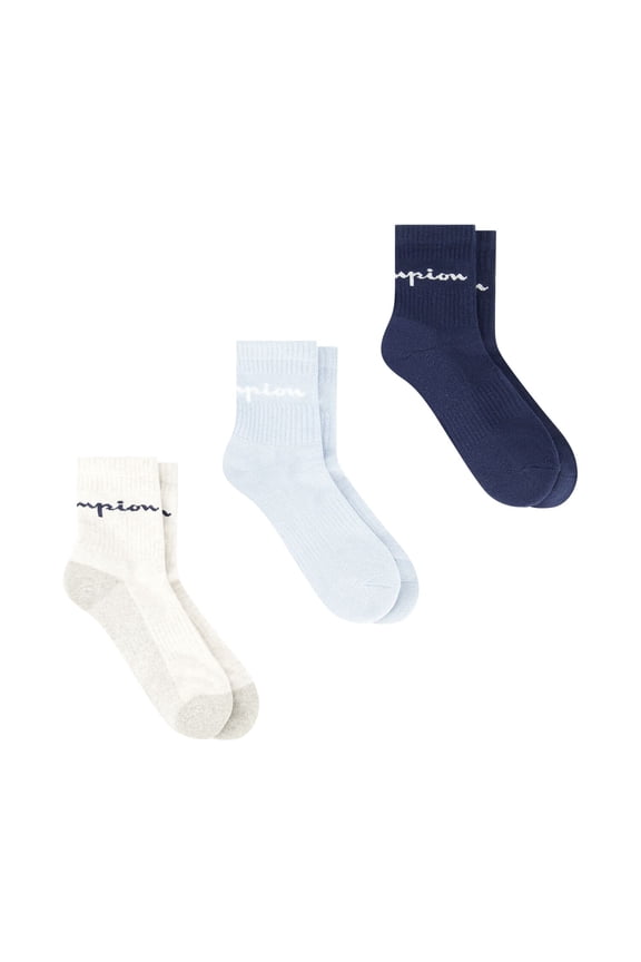 Women’s Heritage Collection High Ankle Cushion Socks, 3 Pack, Sizes 4–10