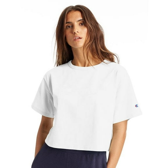 Champion Women�'s Heritage Jersey Crop T-Shirt