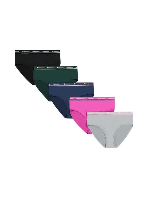 Women’s Hipster Underwear, 5 Pack, Sizes S - 2XL