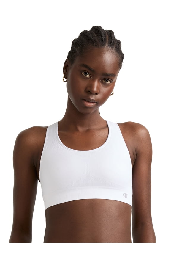 Women's The Infinity Racerback Sports Bra, Moderate Support, Seamless, Moisture-Wicking, Sizes XS-XL