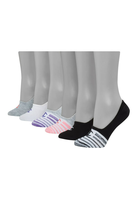 Women's Invisble Liner Socks, 6 Pack