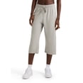 thumbnail image 1 of Champion Women’s Lightweight Lounge Capri Pants with “C” Logo, Standard Fit, Cotton-Blend Fabric, Sizes S-XXL, 1 of 4