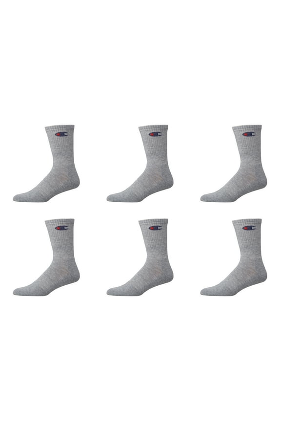 Women's Logo Crew Socks, 6-pack