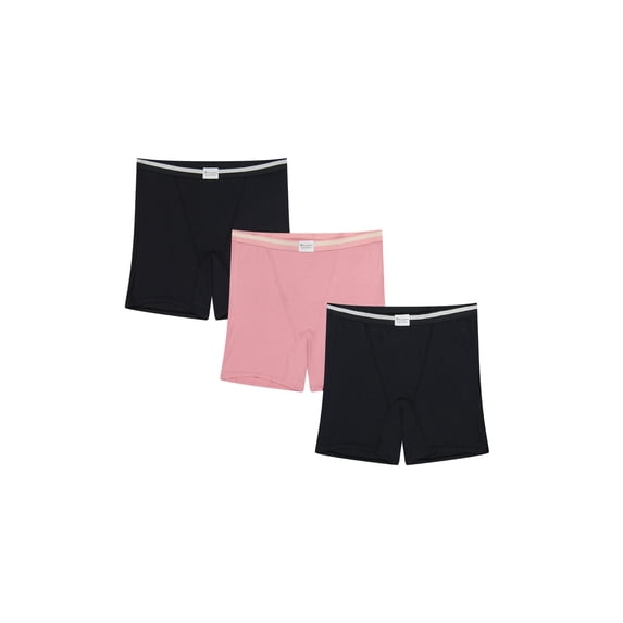 Champion Women's Long Leg Boyshort Underwear, 3 pack, Sizes S - XXL