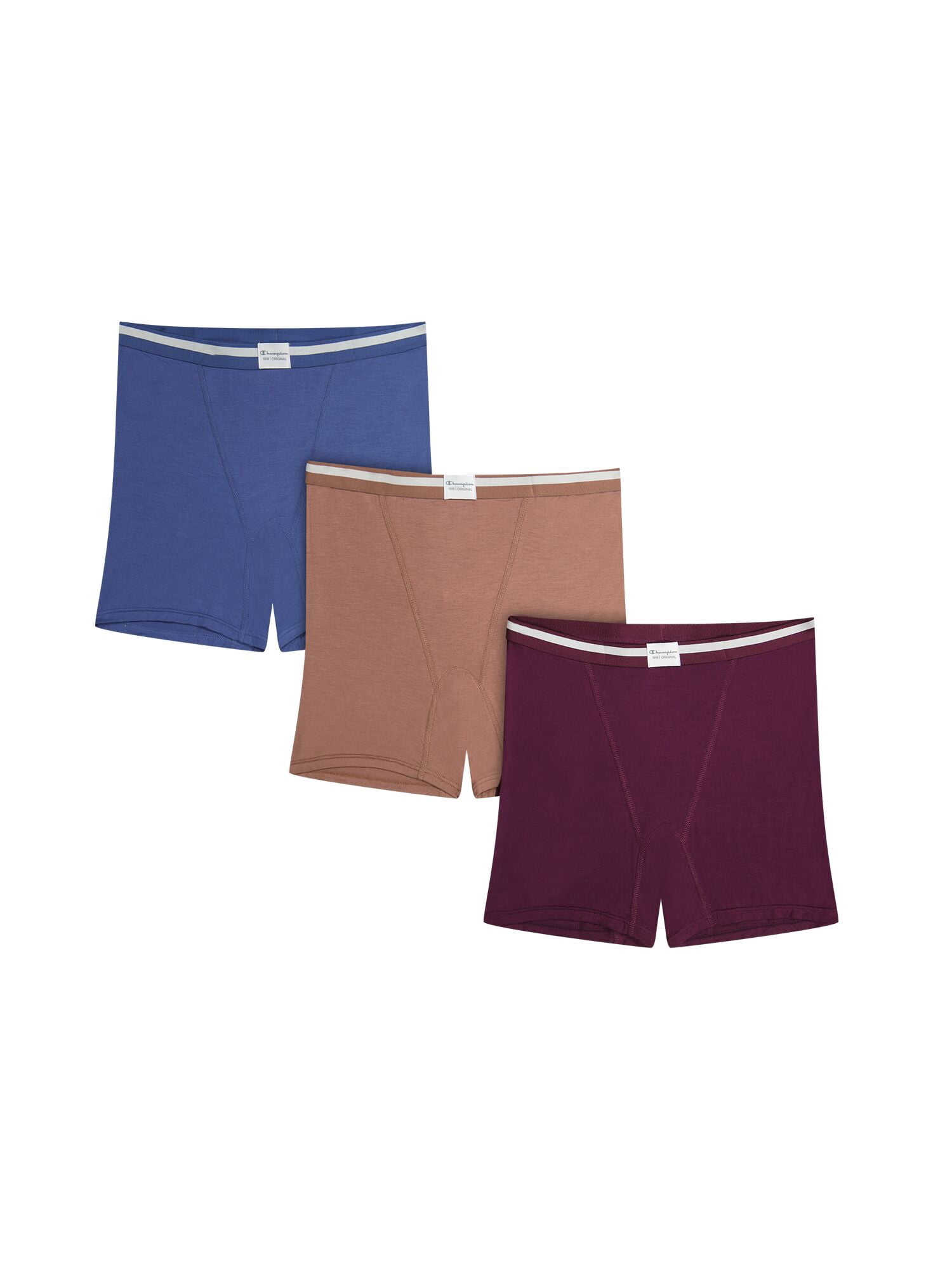 Champion Women's Long Leg Boyshort Underwear, 3 pack, Sizes S - XXL