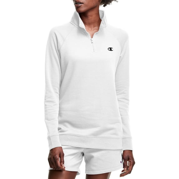 Champion Women's Long Sleeve Quarter Zip Pullover