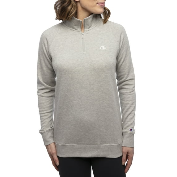 Champion Women's Long Sleeve Quarter Zip Pullover
