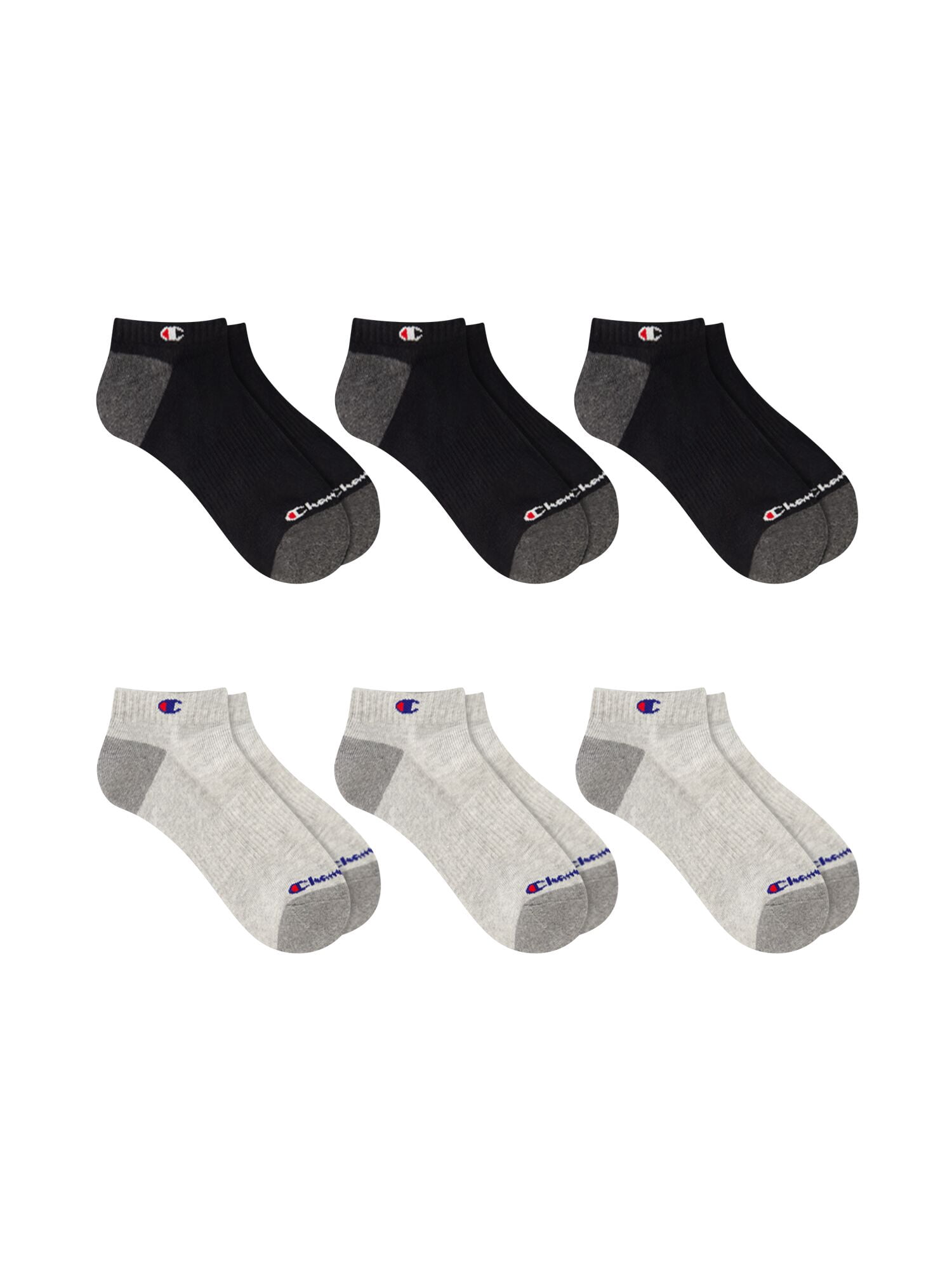 Champion Women’s Low Cut Cushioned Socks, 6 Pack, Sizes 4-10