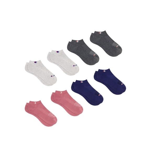 Champion Women’s Low Cut Cushioned Socks, 8 Pack, Sizes 4-10