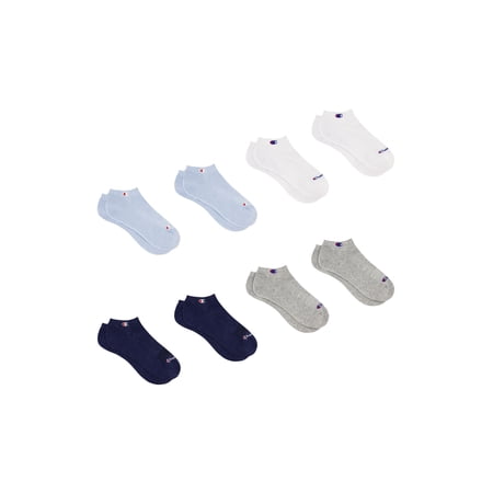 Champion Women’s Low Cut Cushioned Socks, 8 Pack, Sizes 4-10