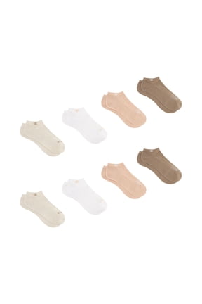 Women’s Low Cut Cushioned Socks, 8 Pack, Sizes 4-10