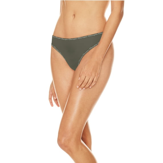 Champion Women's Microfiber Thong 3 Pack