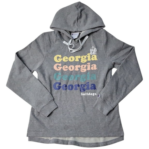 Champion Women's NCAA Team Graphic Print Fleece Lined Hoodie (Georgia, S)