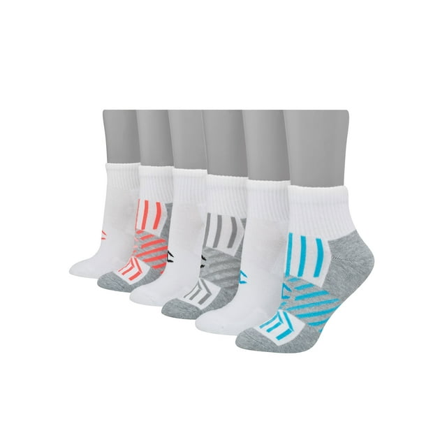 Champion Women's Performance Ankle Socks, 6 Pack - Walmart.com