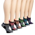 thumbnail image 1 of Champion Women's Performance Double Dry Heel Shield Socks, 6 Pack, 1 of 7