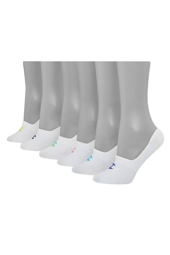 Champion Women's Performance Invisible Liner Socks, 6 Pack