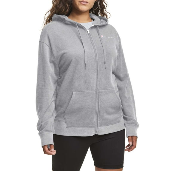 Champion Women's Plus Campus French Terry Zip Hoodie