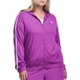 thumbnail image 1 of Champion Women's Plus Full-Zip Hoodie with Mesh Taping, 1 of 6