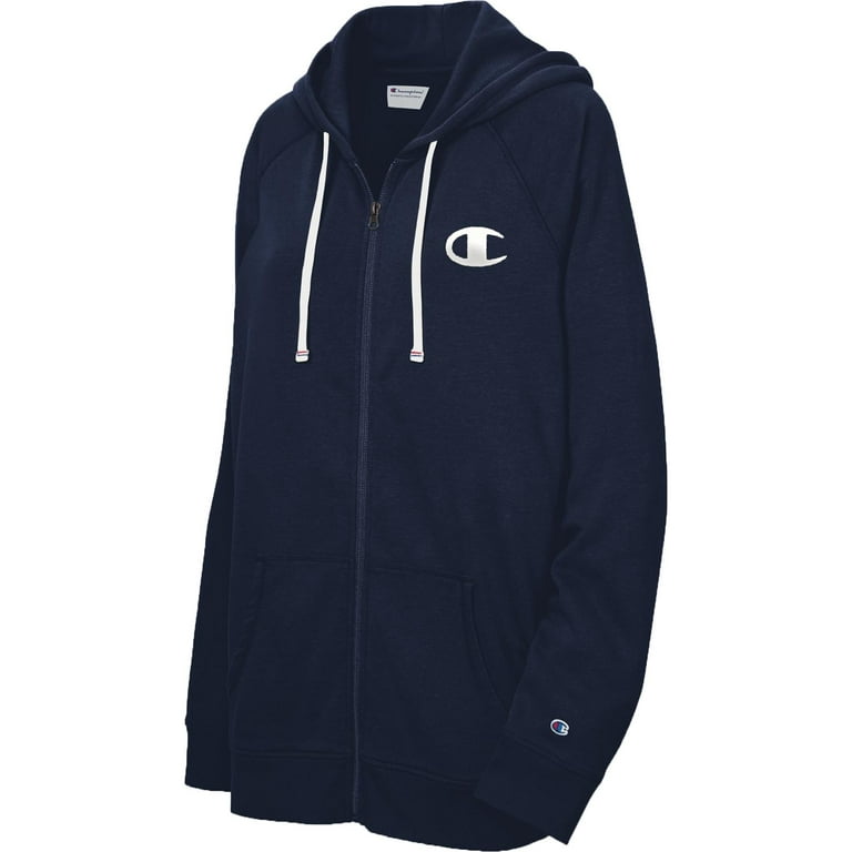 Champion Women s Plus Heritage French Terry Zip Hoodie Satin