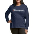 thumbnail image 1 of Champion Women's Plus Size Graphic Long Sleeve T-Shirt, 1 of 5