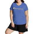 thumbnail image 1 of Champion Women's Plus Size Graphic V-Neck T-Shirt, 1 of 5