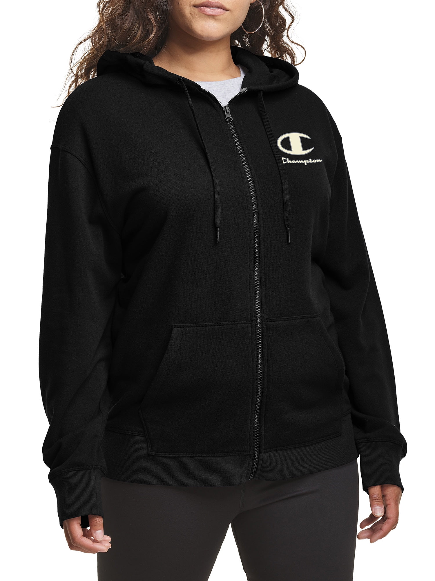 Plus size champion jacket discount