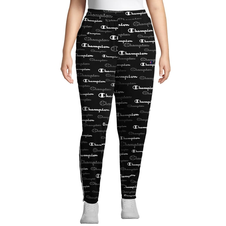 Champion Women's Plus Size Logo Print Track Pants 