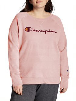 Landbrug Forkorte Centralisere Champion Women's Plus Size Powerblend Graphic Crewneck Sweatshirt -  Walmart.com