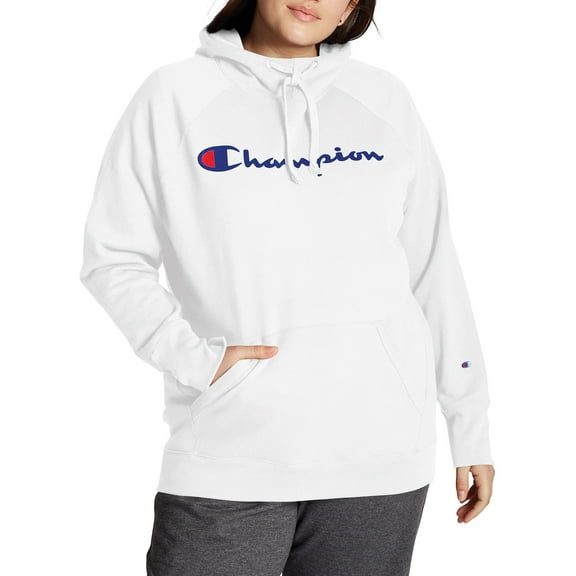 Champion Women's Plus Size Powerblend Logo Graphic Hoodie