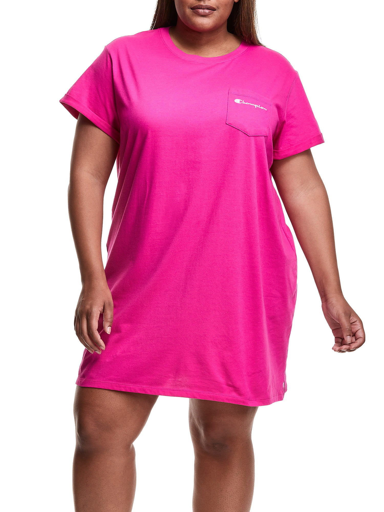 fup Medicinsk malpractice inerti Champion Women's Plus T-Shirt Dress - Walmart.com