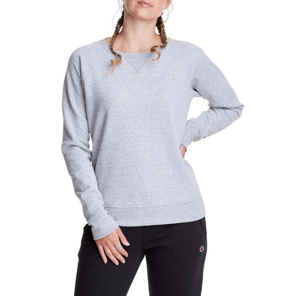 Champion Women's Powerblend Boyfriend Graphic Crew