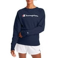 thumbnail image 1 of Champion Women's Powerblend Boyfriend Graphic Crewneck Sweatshirt, 1 of 5