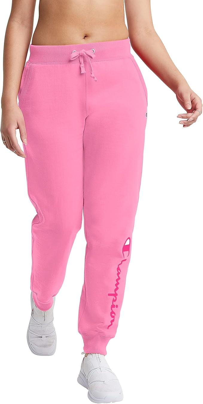 Champion script logo fleece joggers best sale
