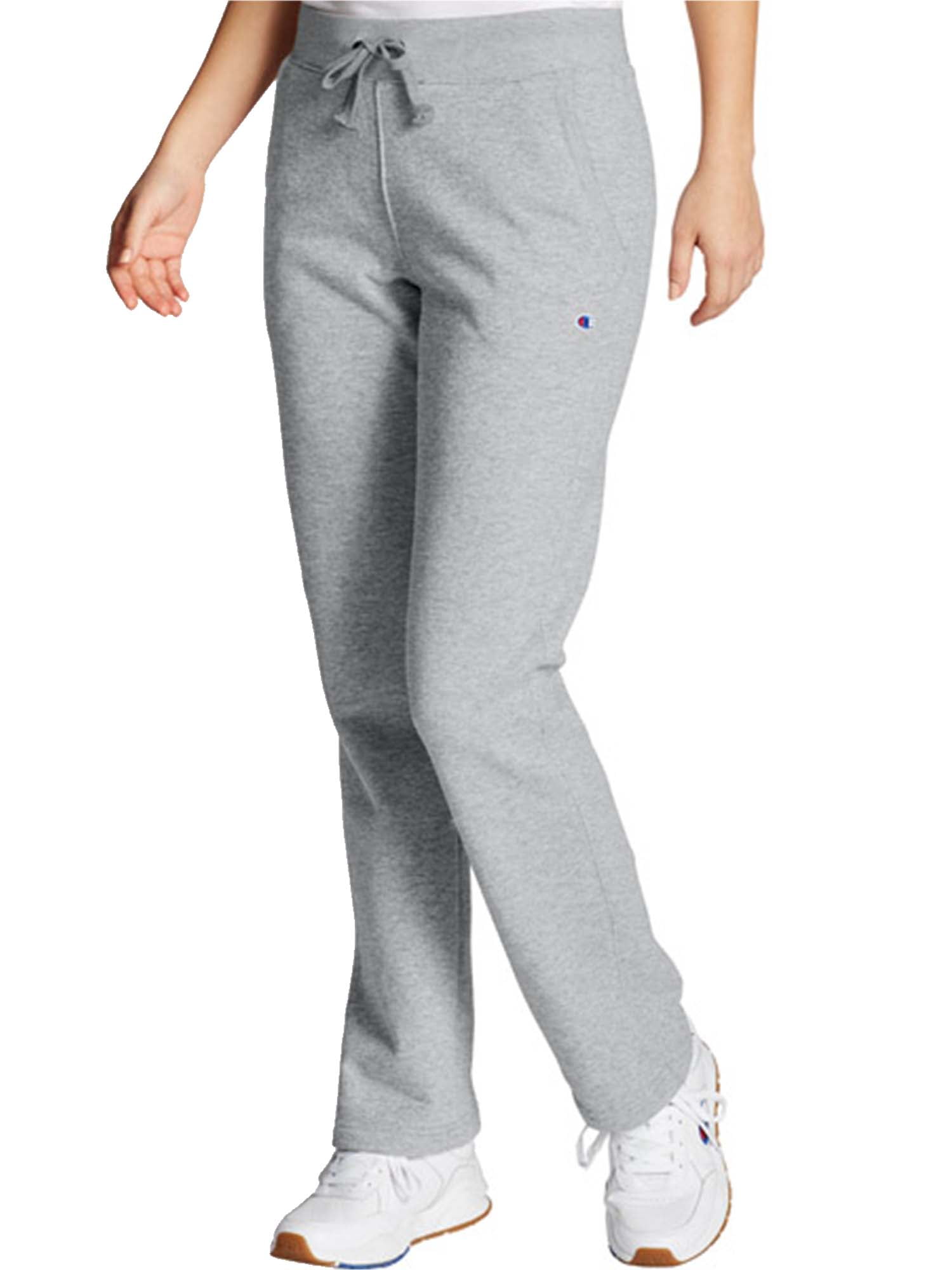 Champion Women's Powerblend Fleece Open Bottom Pants 