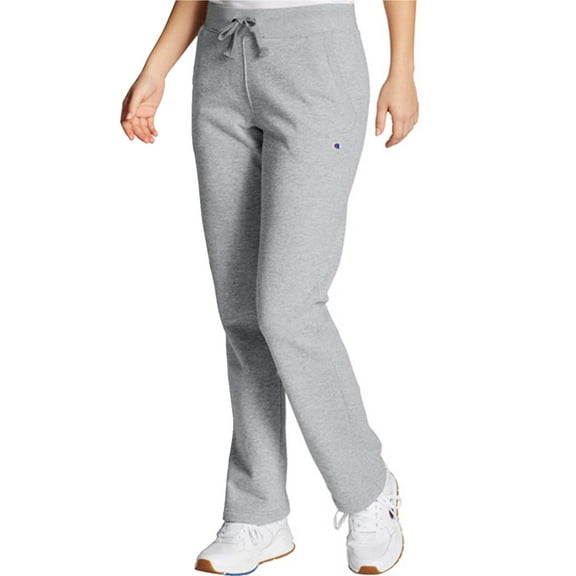 Champion Women's Powerblend Fleece Open Bottom Pants
