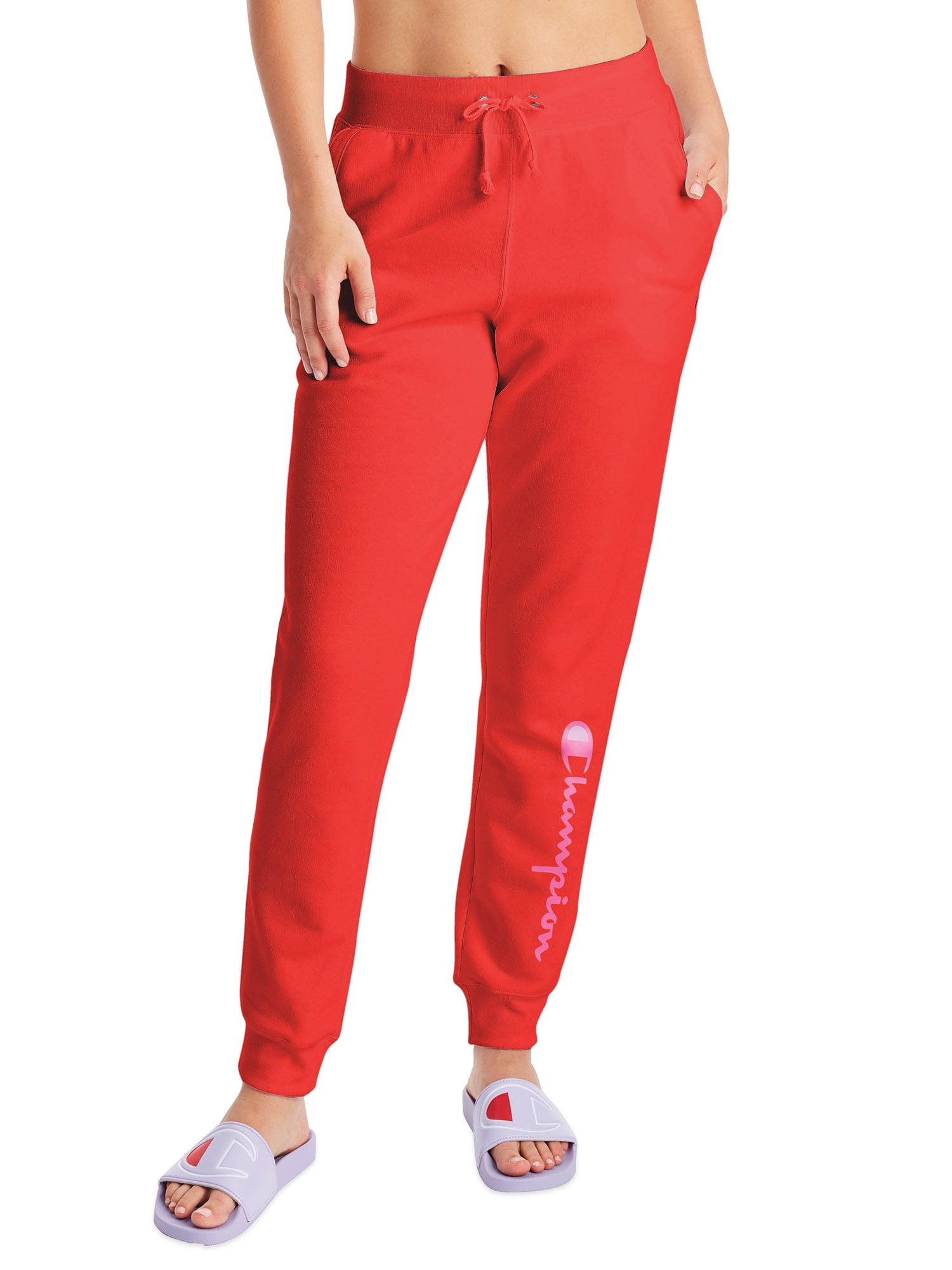 Champion Women's Powerblend Graphic Fleece Joggers 