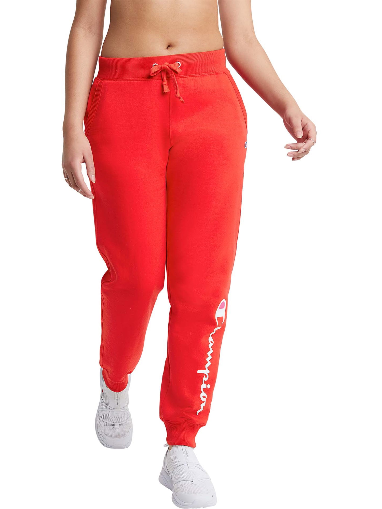 red joggers champion