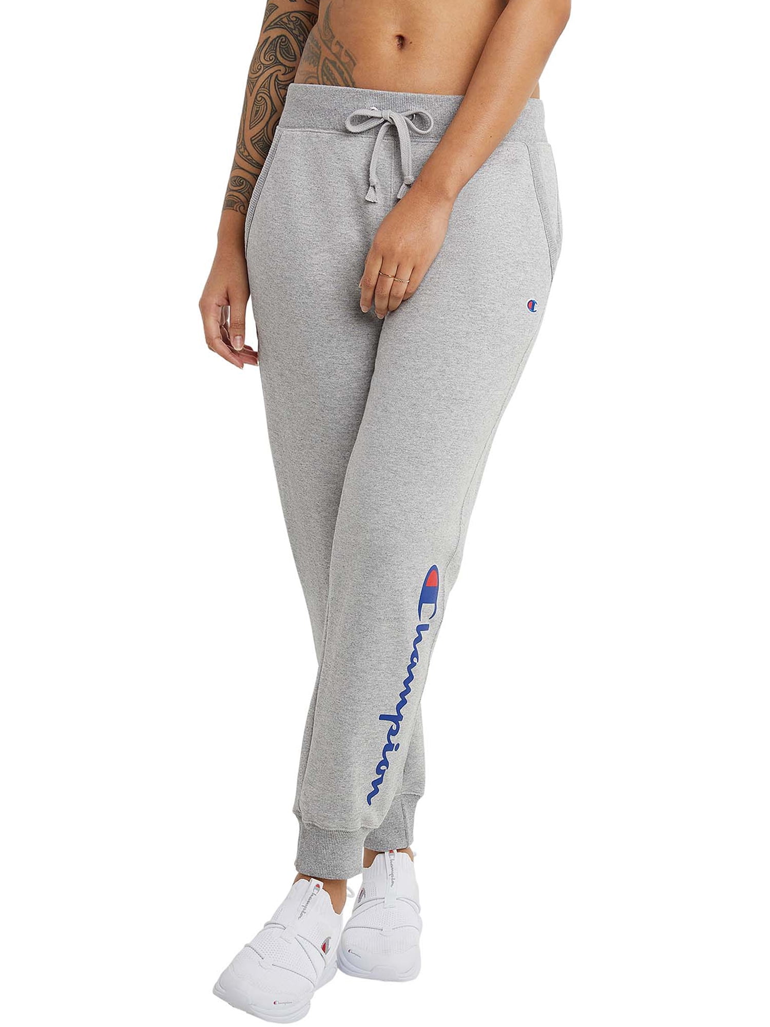 Champion Women s Powerblend Jogger with Graphic Walmart