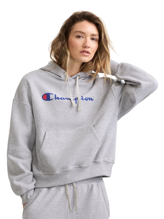 Women’s Powerblend Relaxed Hoodie, Loose Fit, Midweight Fleece, Sizes S-XL