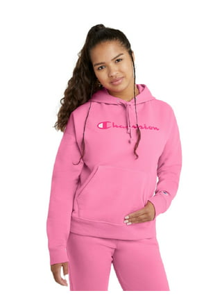 Stylish Champion Pink Sweatshirt - Women's Size M