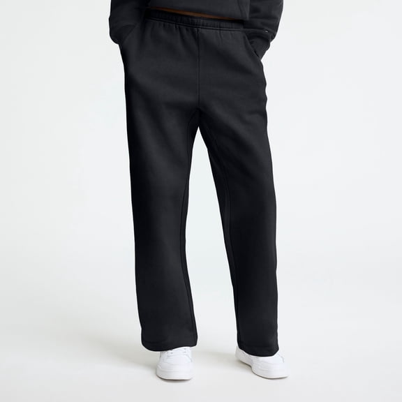 Champion Women’s Powerblend Straight Hem Sweatpants, Slim Fit, Midweight Fleece, Sizes XS-XXL